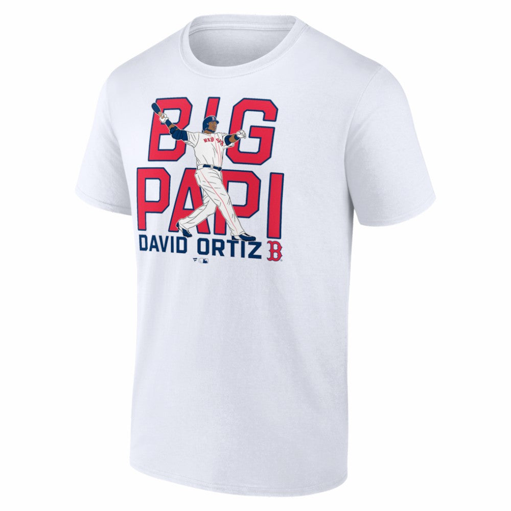 David Ortiz Boston Red Sox Cooperstown Player T-Shirt - White - MLB on Sale