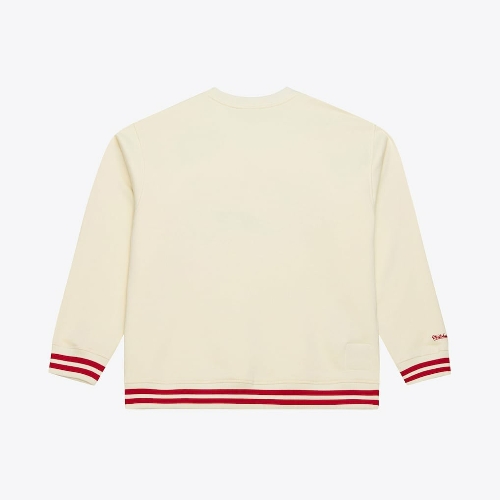 Philadelphia 76ers Hardwood Classics 76 Originals Collection Sweatshirt Cream | Mitchell & Ness Lifestyle