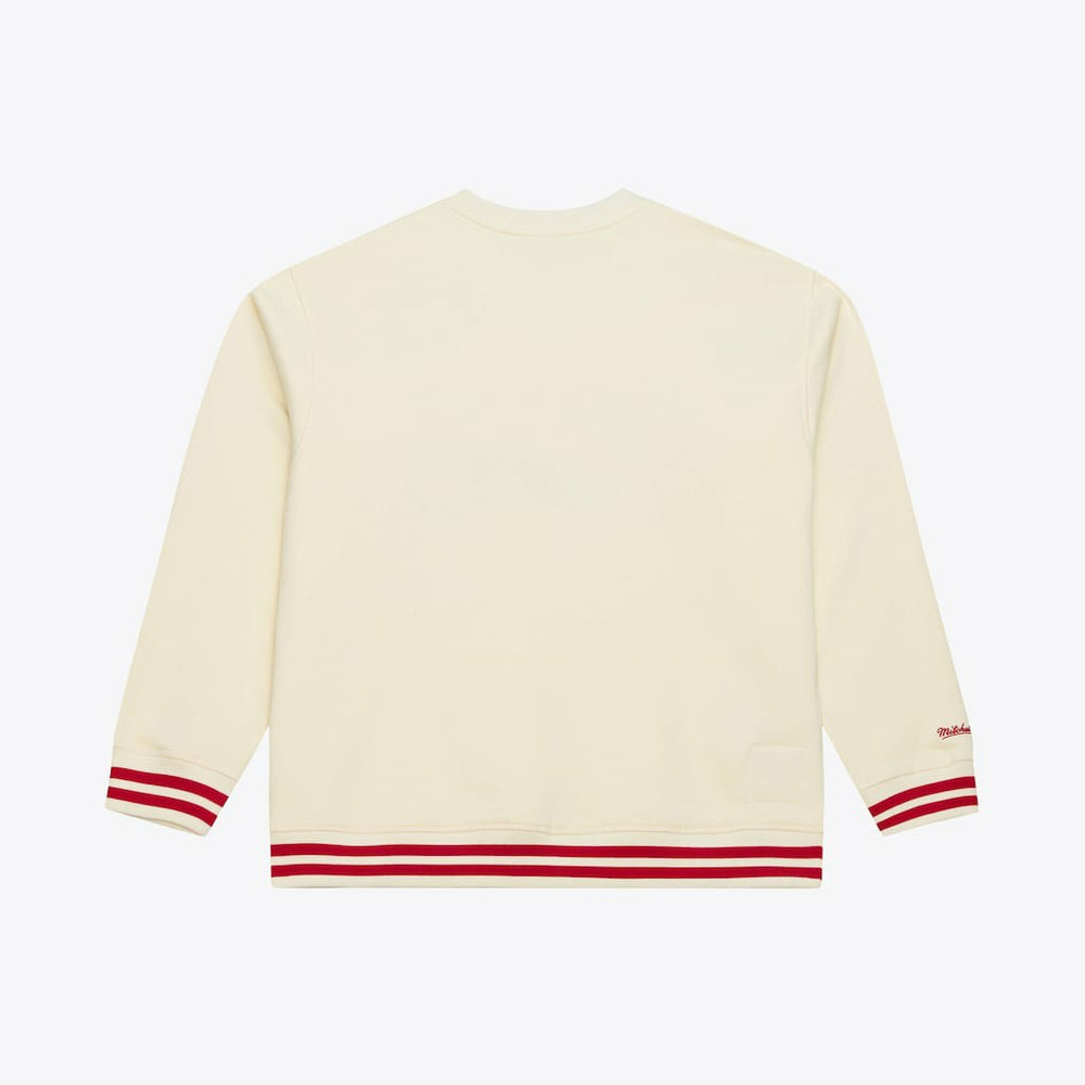 Philadelphia 76ers Hardwood Classics 76 Originals Collection Sweatshirt Cream | Mitchell & Ness Lifestyle
