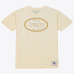 Mitchell & Ness Jerry Rice San Francisco 49ers Sandman Name & Number T-Shirt Cream