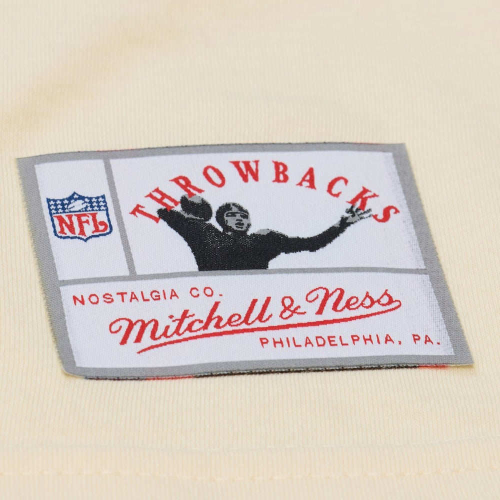 Mitchell & Ness Jerry Rice San Francisco 49ers Sandman Name & Number T-Shirt Cream