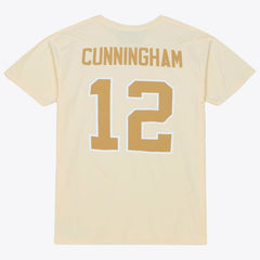 Mitchell & Ness Randall Cunningham Philadelphia Eagles Sandman Name & Number T-Shirt Cream