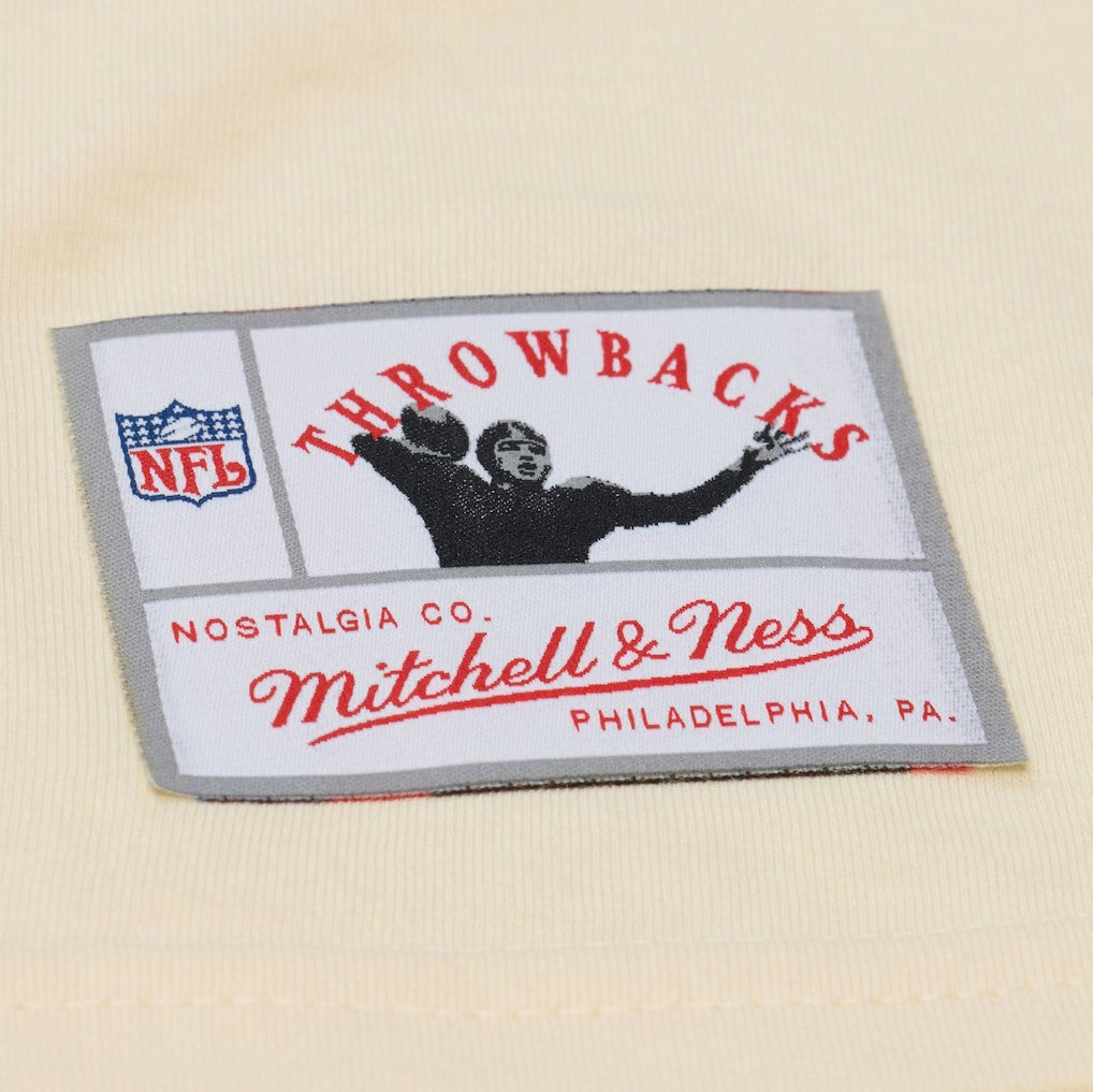 Mitchell & Ness Joe Montana San Francisco 49ers Sandman Name & Number T-Shirt Cream