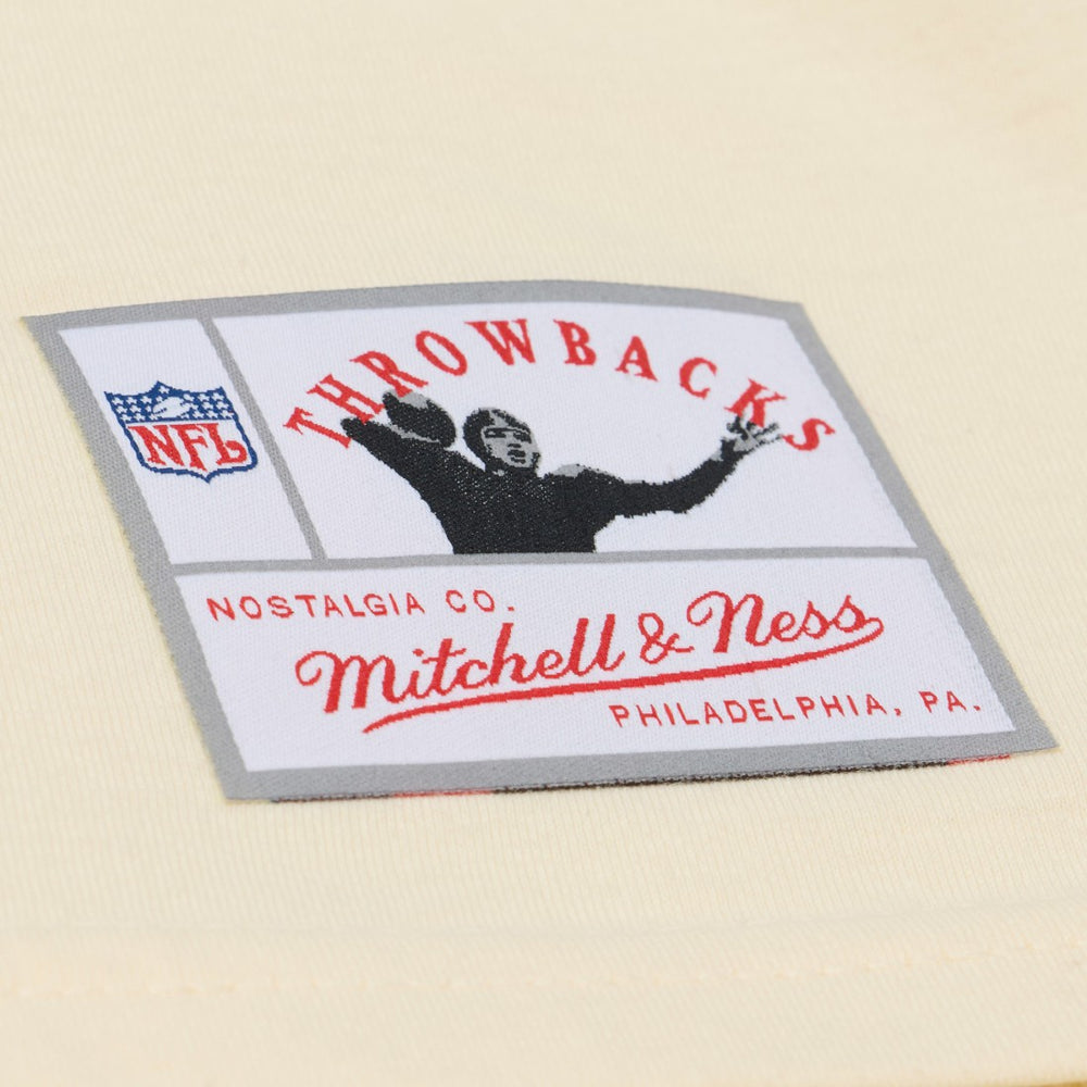 Mitchell & Ness Reggie White Green Bay Packers Sandman Name & Number T-Shirt Cream
