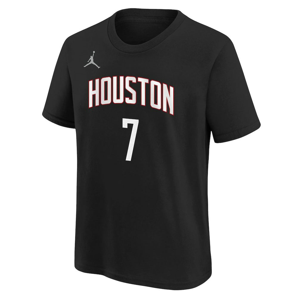 Kevin Durant Houston Rockets Jordan Brand Youth Statement Name & Number T-Shirt Black