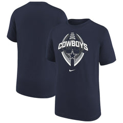 Nike Dallas Cowboys Youth Icon Legend T-Shirt Navy