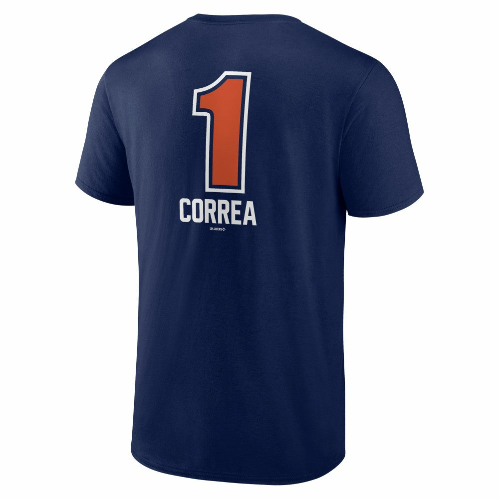 Carlos Correa Houston Astros Fastball Player Name & Number T-Shirt - Navy - MLB Sale