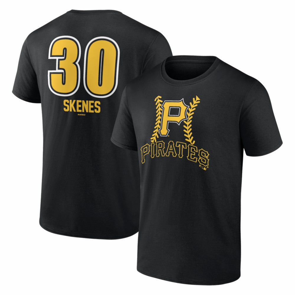 Paul Skenes Pittsburgh Pirates Fastball Player Name & Number T-Shirt - Black - MLB Online