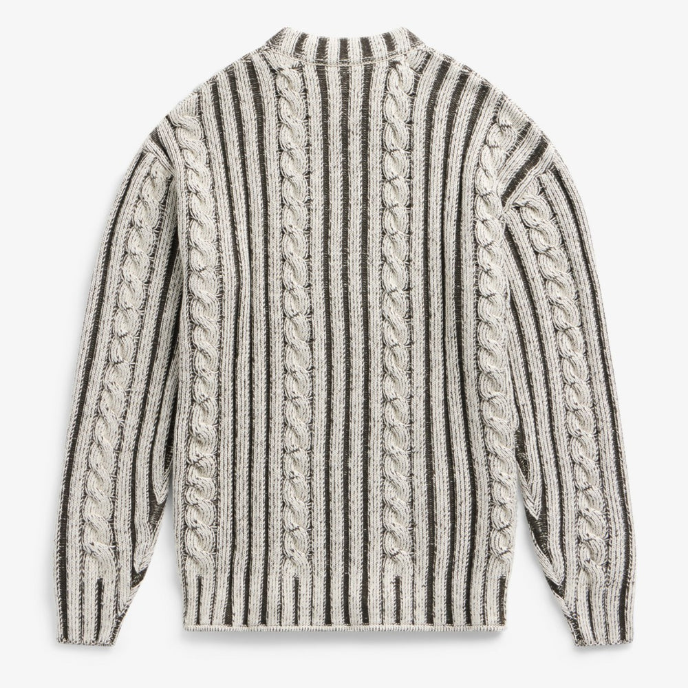 Detroit Lions Off Season x NFL Unisex Cable Knit Sweater Cream/Gray