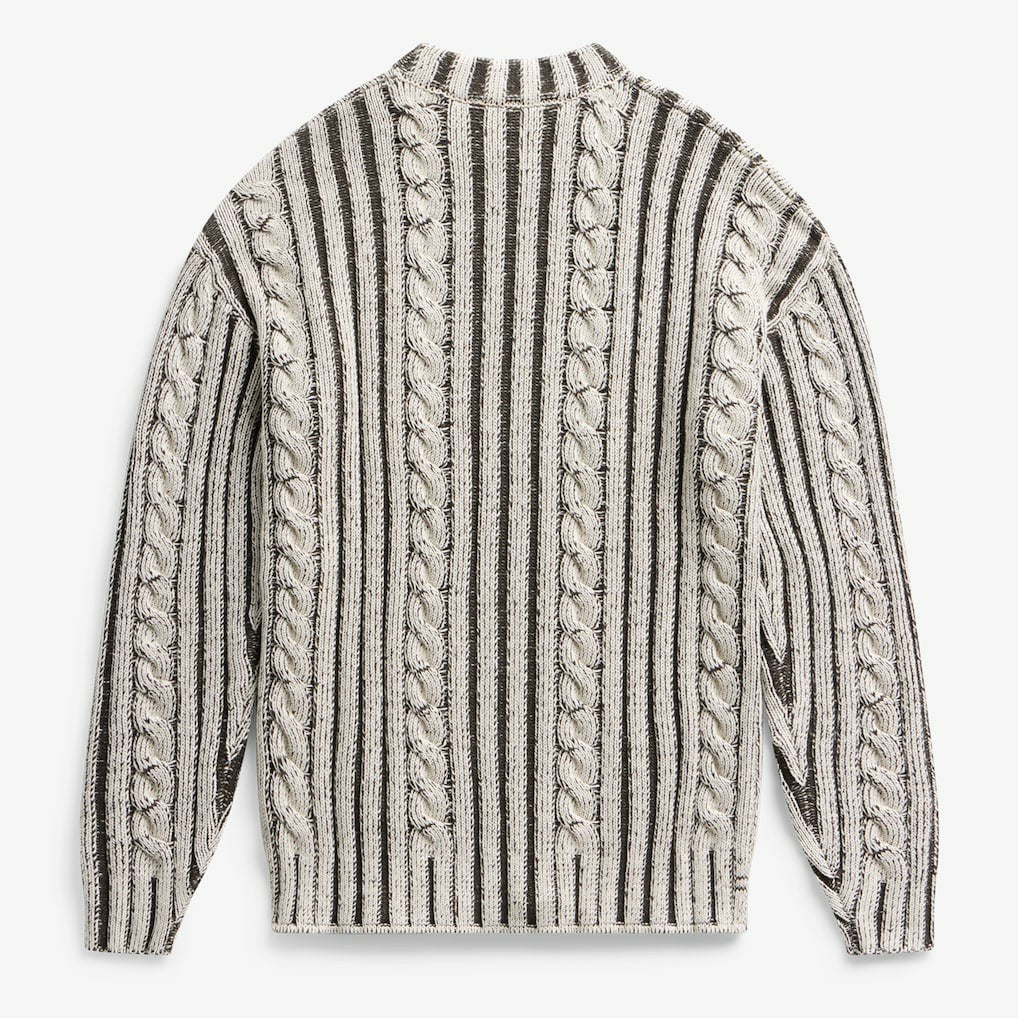 Buffalo Bills Off Season x NFL Unisex Cable Knit Sweater Cream/Gray