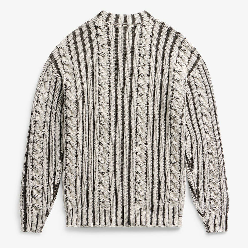 Buffalo Bills Off Season x NFL Unisex Cable Knit Sweater Cream/Gray