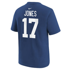 Nike Daniel Jones Indianapolis Colts Youth Player Name & Number T-Shirt Royal