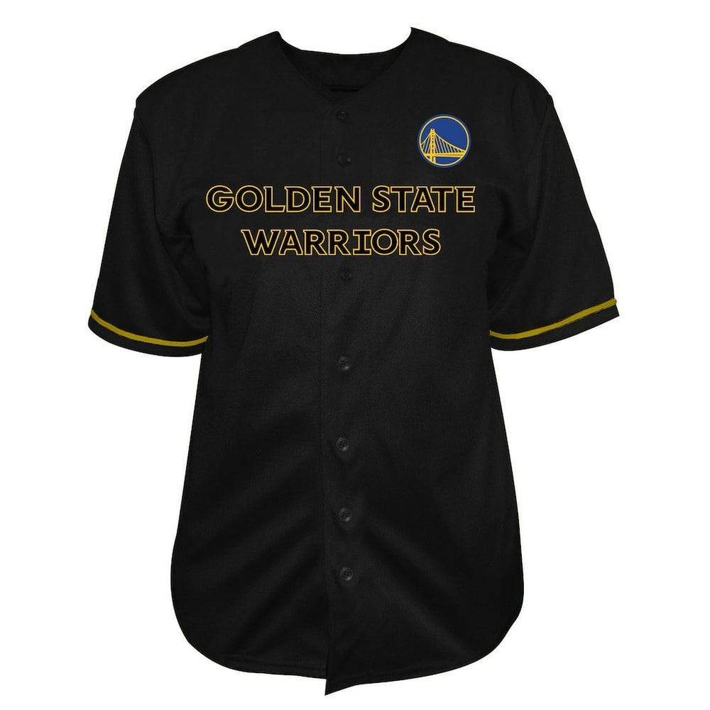Golden State Warriors Big & Tall Pop Full-Button Jersey for sale Black | Fanatics discount