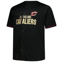 Cleveland Cavaliers Big & Tall Pop Full-Button Jersey for sale Black | Fanatics