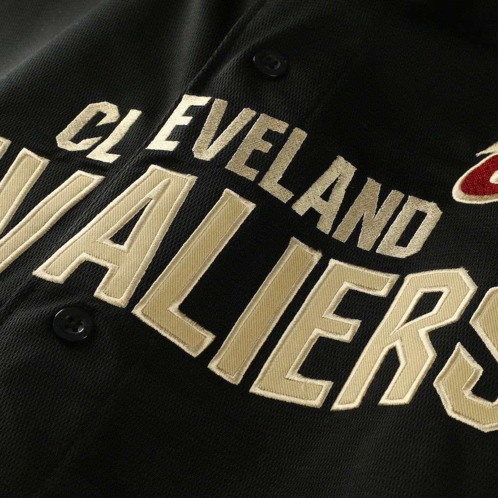 Cleveland Cavaliers Big & Tall Pop Full-Button Jersey for sale Black | Fanatics
