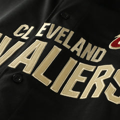 Cleveland Cavaliers Big & Tall Pop Full-Button Jersey for sale Black | Fanatics