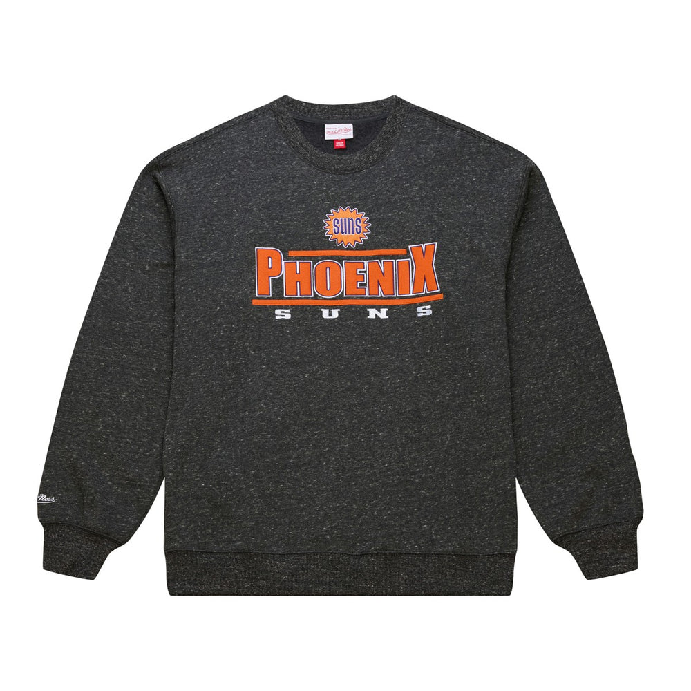 Phoenix Suns Throw It Back Fleece Sweatshirt Black | Mitchell & Ness US