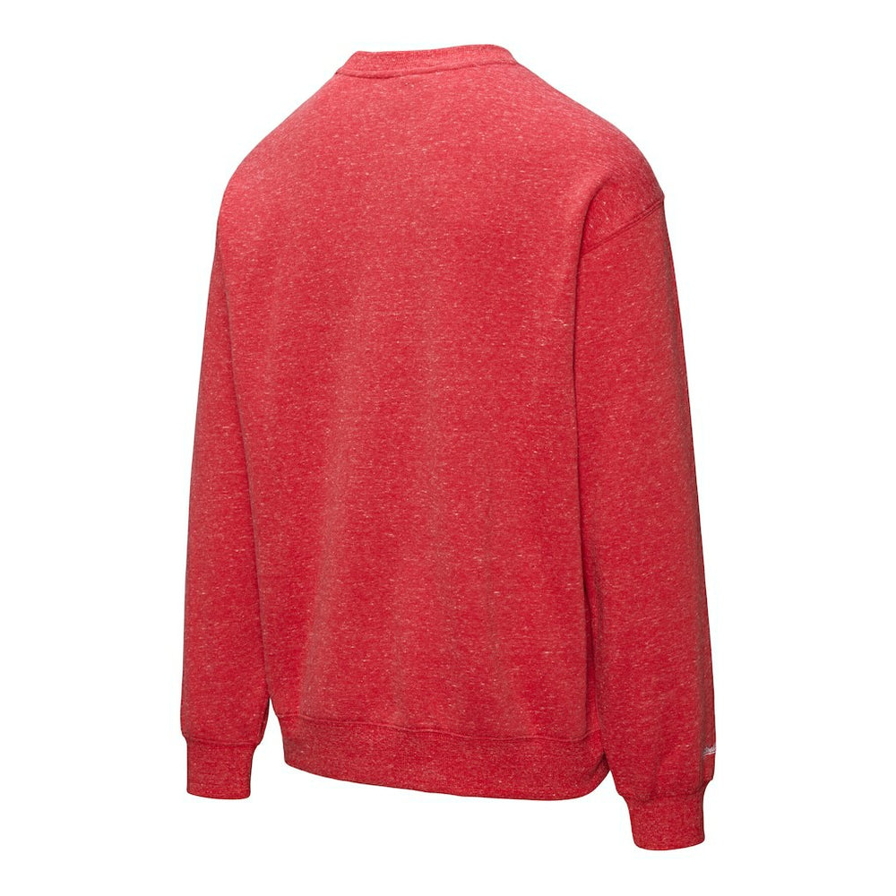 Chicago Bulls Throw It Back Fleece Sweatshirt for sale Red | Mitchell & Ness