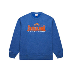 Cleveland Cavaliers Throw It Back Fleece Sweatshirt for sale Royal | Mitchell & Ness for sale