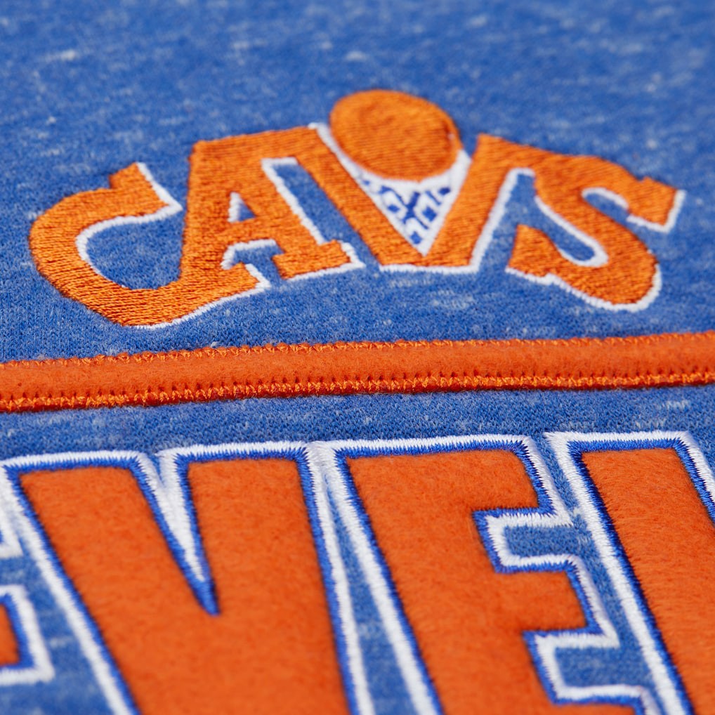 Cleveland Cavaliers Throw It Back Fleece Sweatshirt for sale Royal | Mitchell & Ness for sale
