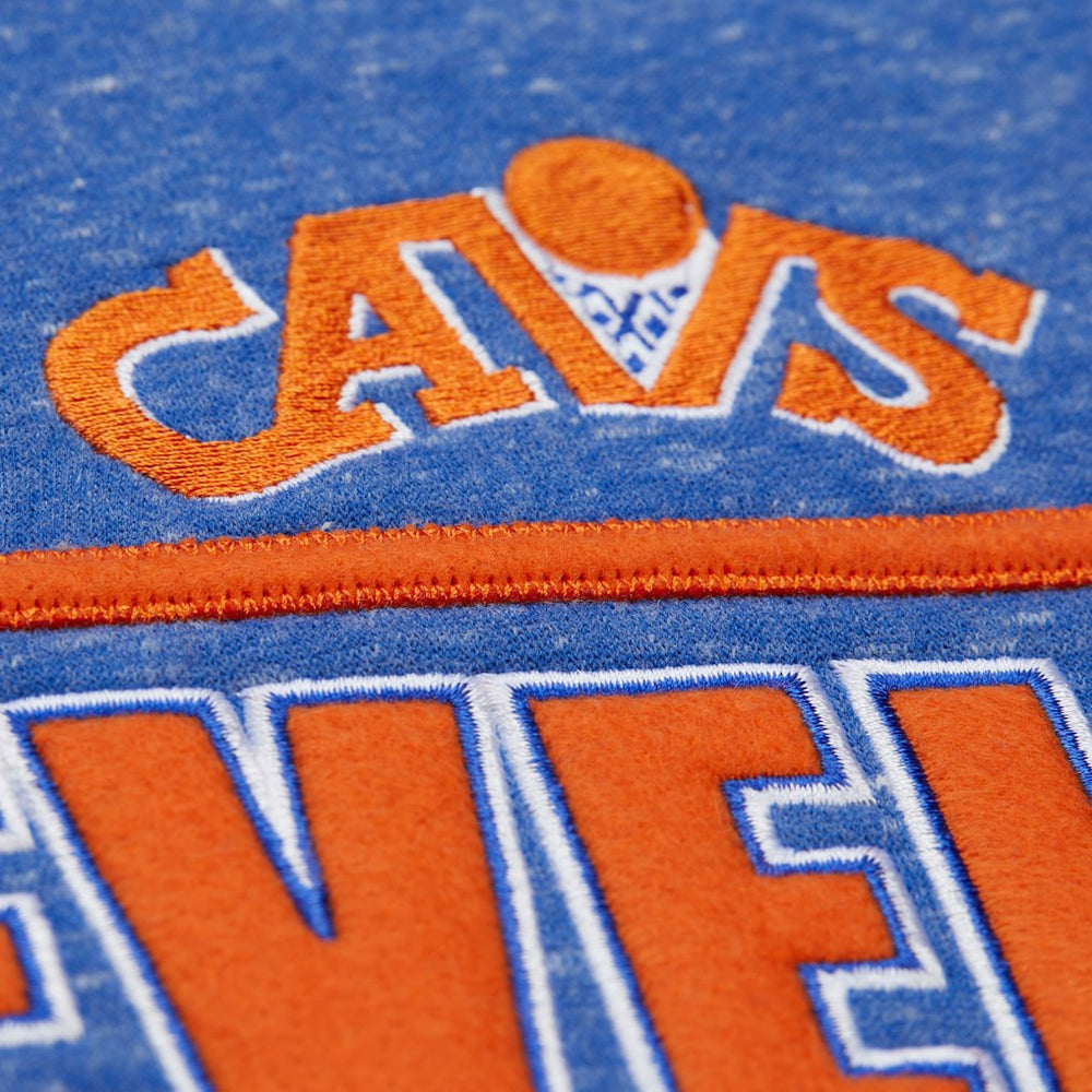 Cleveland Cavaliers Throw It Back Fleece Sweatshirt for sale Royal | Mitchell & Ness for sale