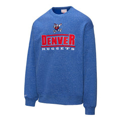 Denver Nuggets Throw It Back Fleece Sweatshirt for sale Royal | Mitchell & Ness US