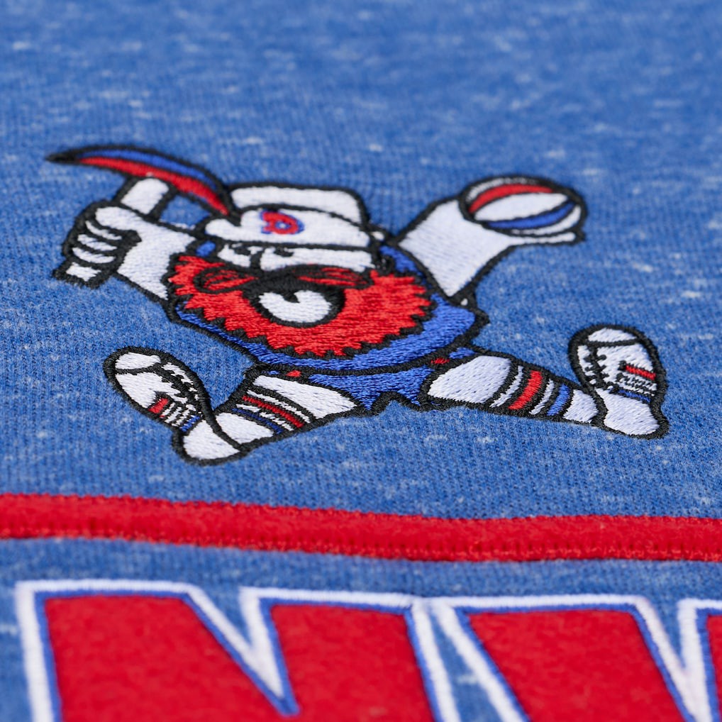 Denver Nuggets Throw It Back Fleece Sweatshirt for sale Royal | Mitchell & Ness US