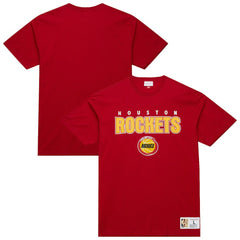 Houston Rockets Hardwood Classics Throw It Back Premium T-Shirt for sale Red | Mitchell & Ness discount