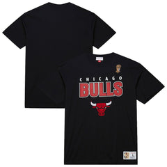 Chicago Bulls Hardwood Classics Throw It Back Premium T-Shirt for sale Black | Mitchell & Ness Near Me