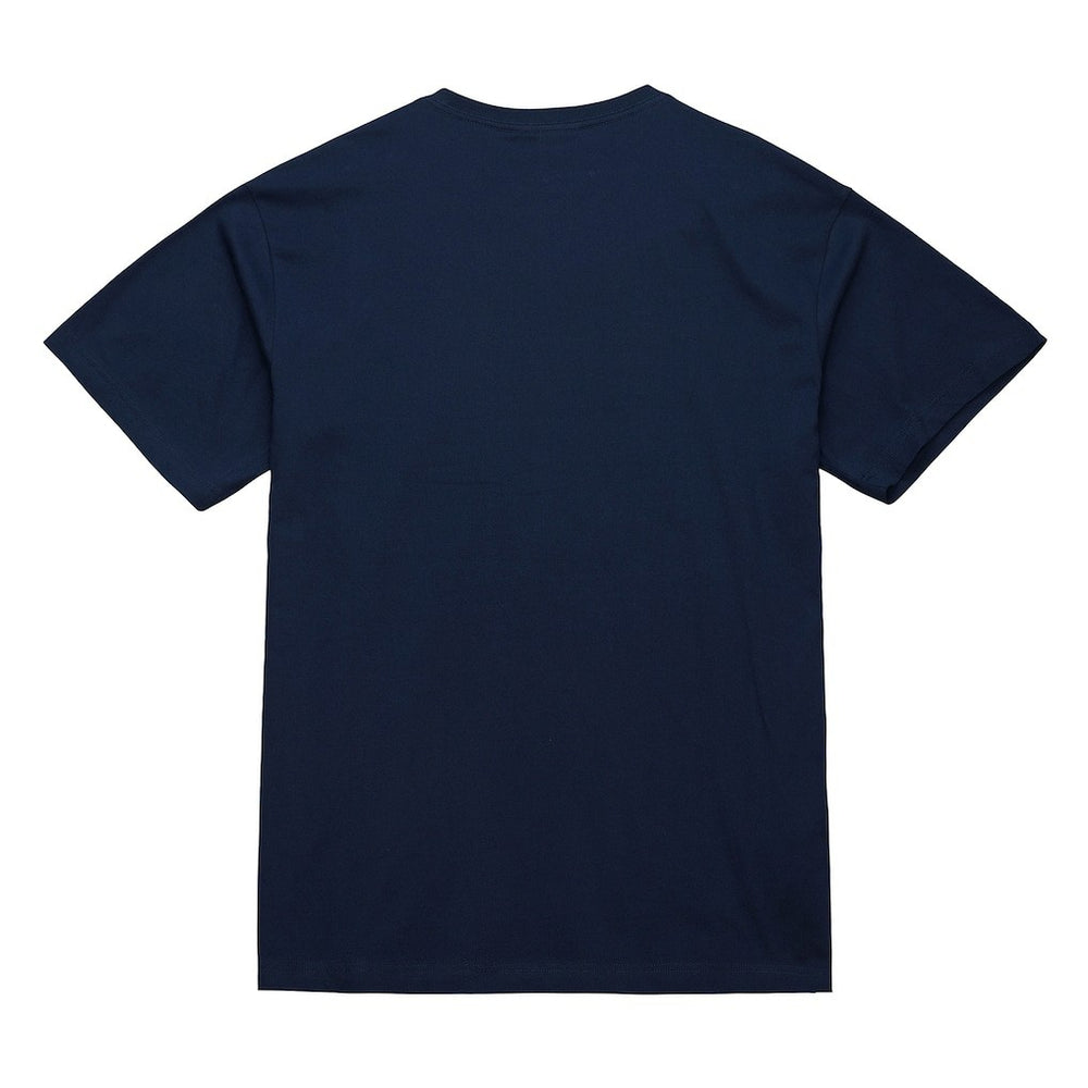 Dallas Mavericks Hardwood Classics Throw It Back Premium T-Shirt for sale Navy | Mitchell & Ness Near Me