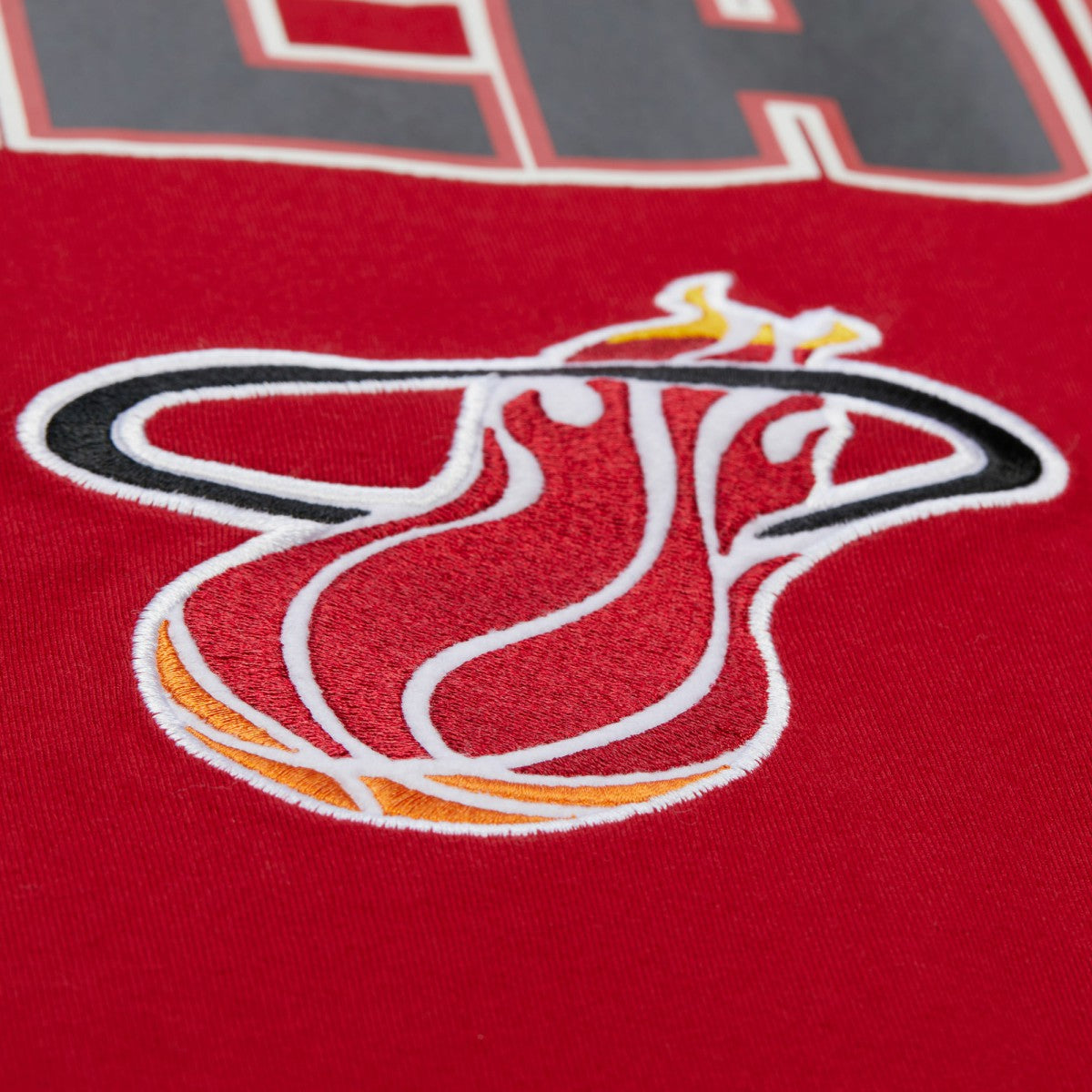 Miami Heat Hardwood Classics Throw It Back Premium T-Shirt Red | Mitchell & Ness Near Me