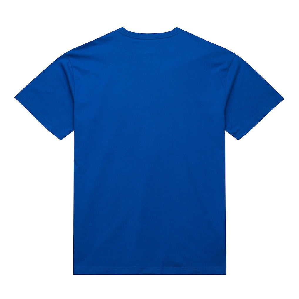 New York Knicks Hardwood Classics Throw It Back Premium T-Shirt Blue | Mitchell & Ness Near Me