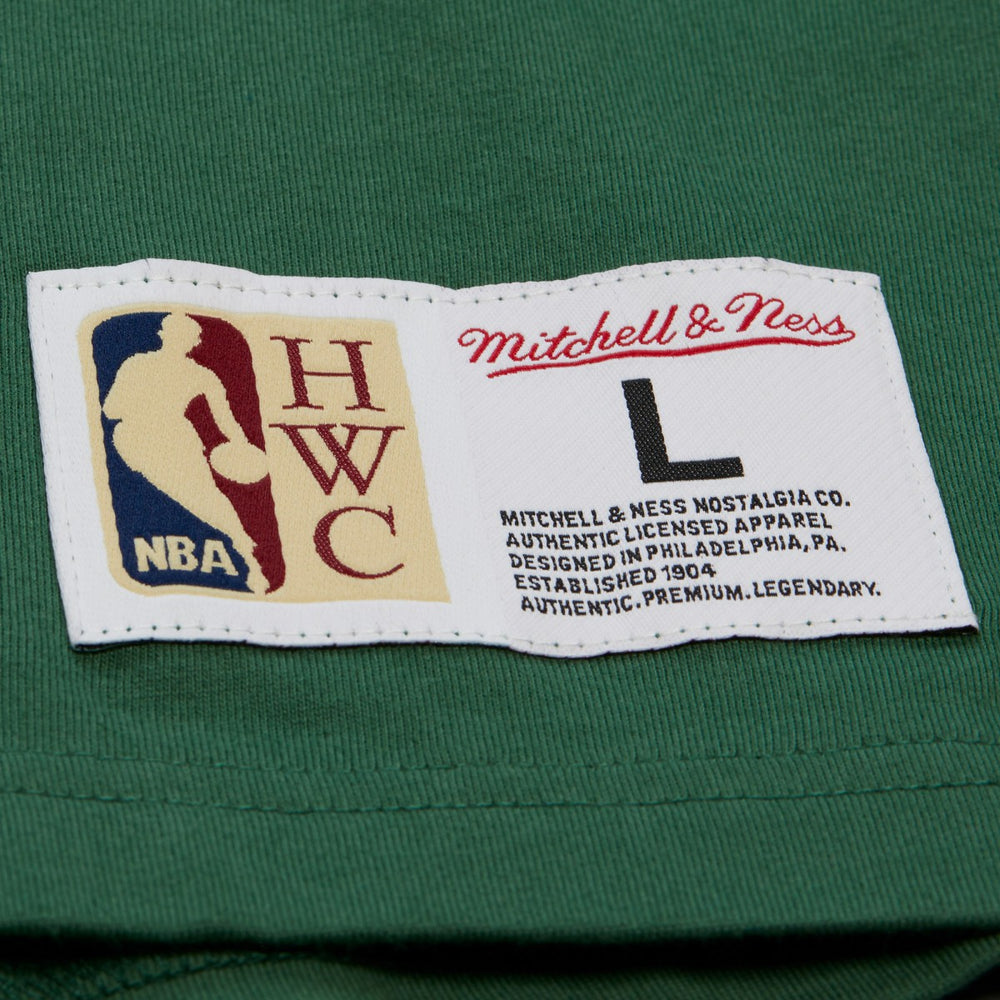 Milwaukee Bucks Hardwood Classics Throw It Back Premium T-Shirt Green | Mitchell & Ness online