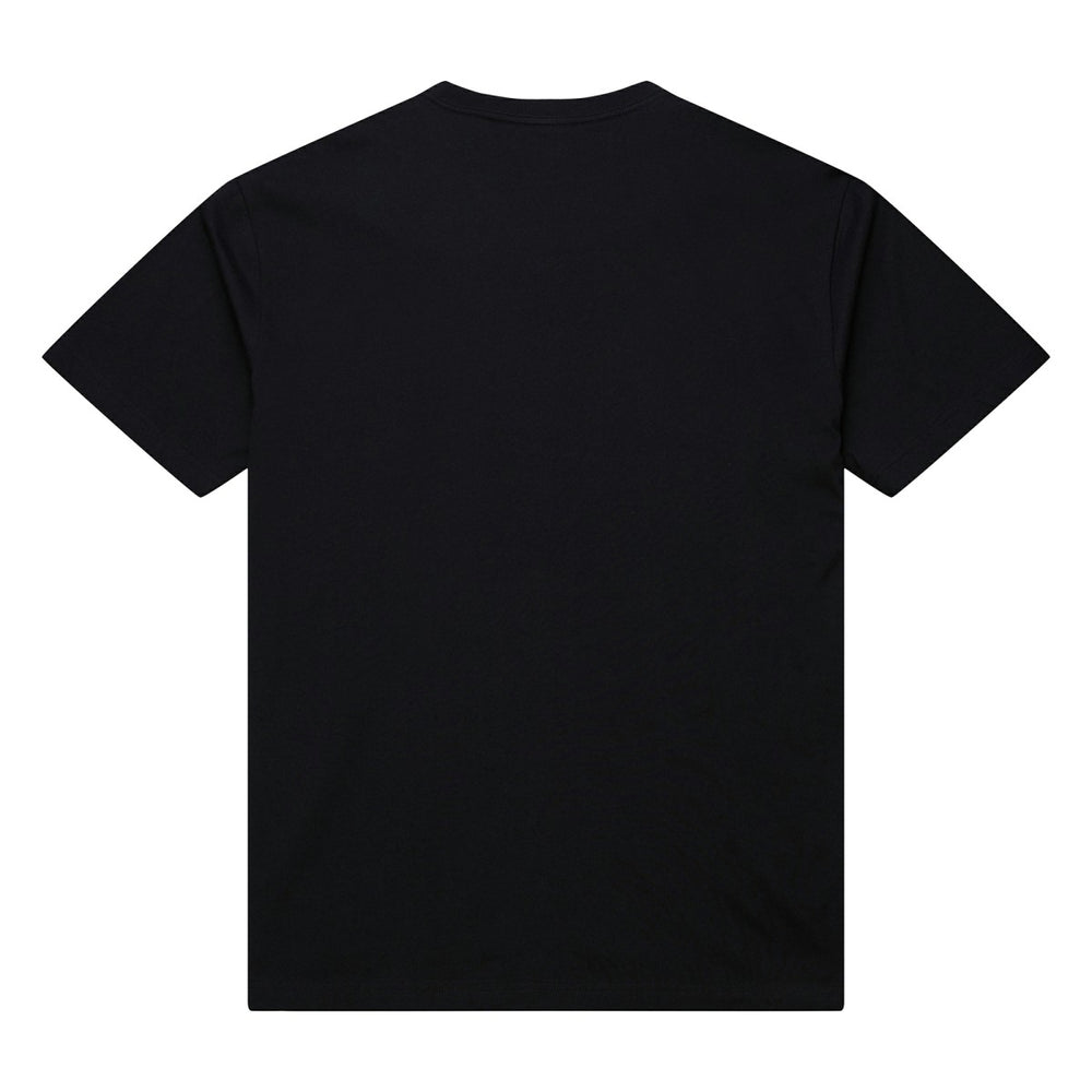 Los Angeles Lakers Hardwood Classics Throw It Back Premium T-Shirt Black | Mitchell & Ness for sale