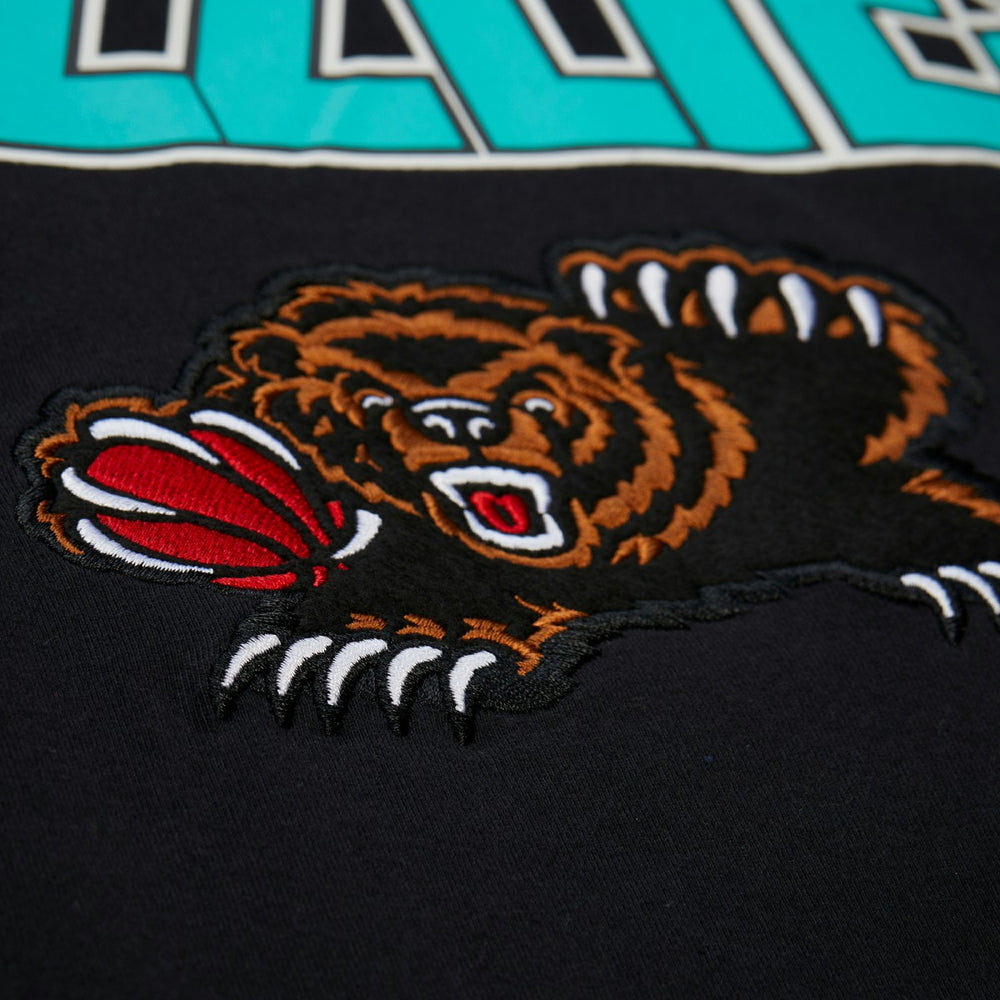 Memphis Grizzlies Hardwood Classics Throw It Back Premium T-Shirt Black | Mitchell & Ness online