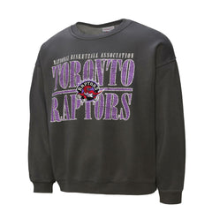 Toronto Raptors NBA Downtown Collection Fleece Sweatshirt Black | Mitchell & Ness discount
