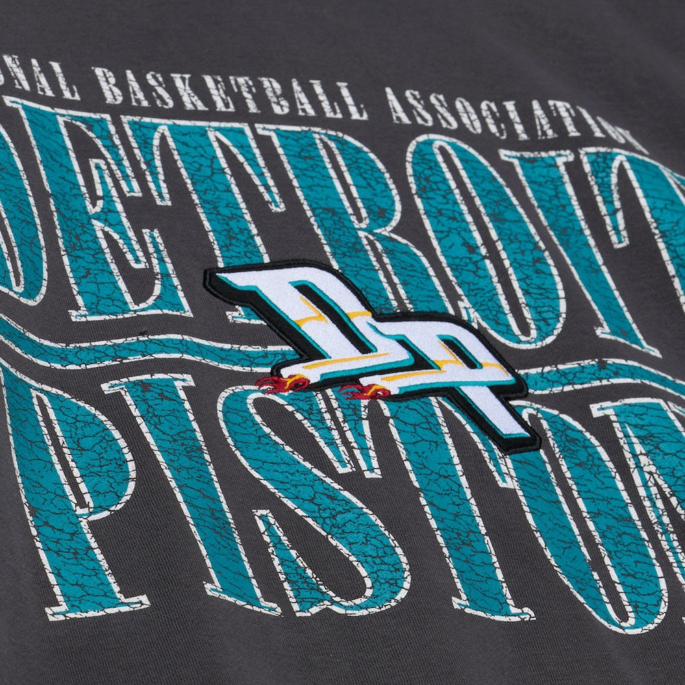 Detroit Pistons NBA Downtown Collection Fleece Sweatshirt for sale Black | Mitchell & Ness online