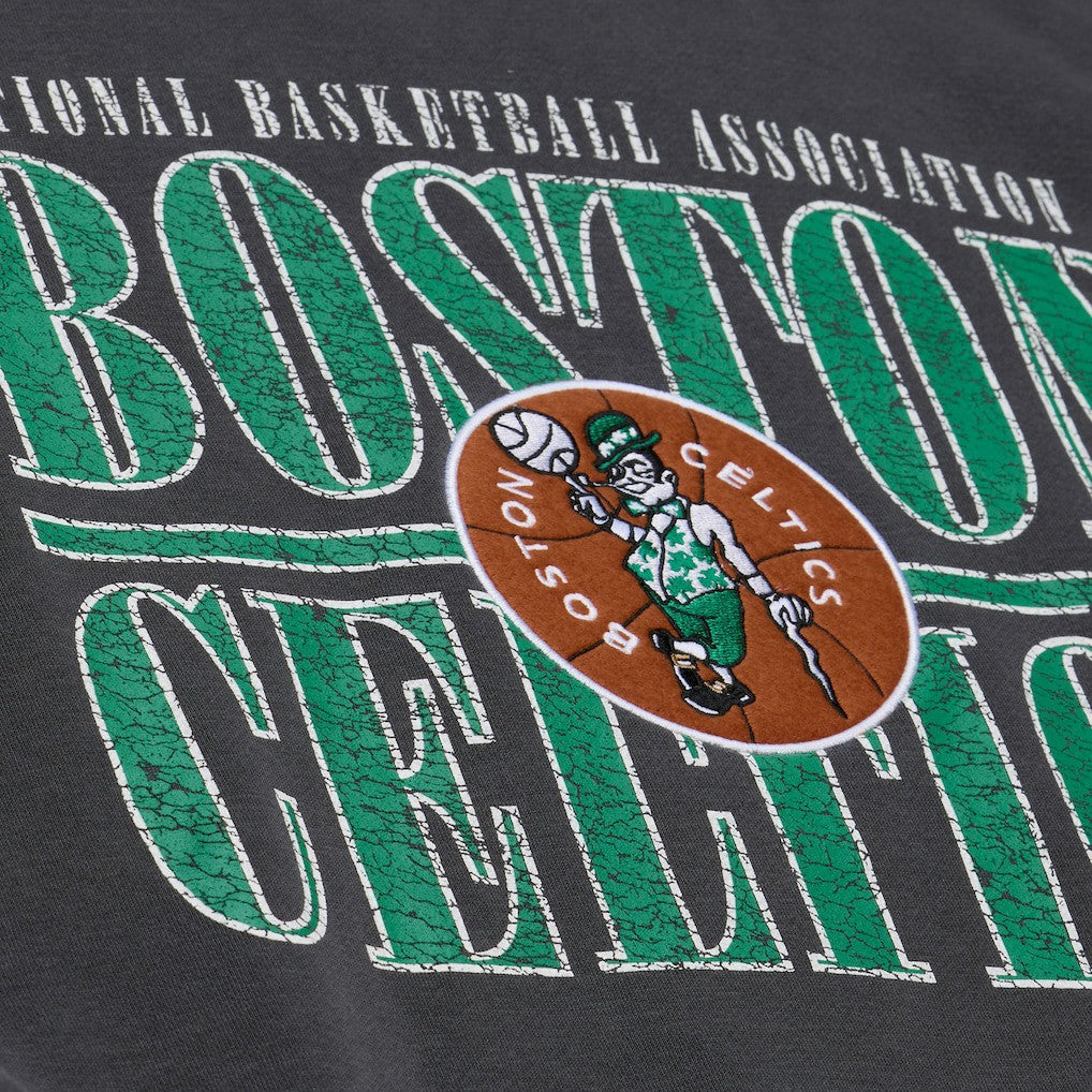 Boston Celtics NBA Downtown Collection Fleece Sweatshirt Black | Mitchell & Ness for sale