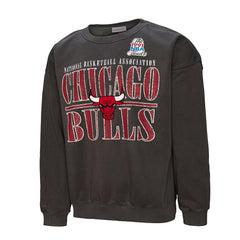 Chicago Bulls NBA Downtown Collection Fleece Sweatshirt for sale Black | Mitchell & Ness for sale