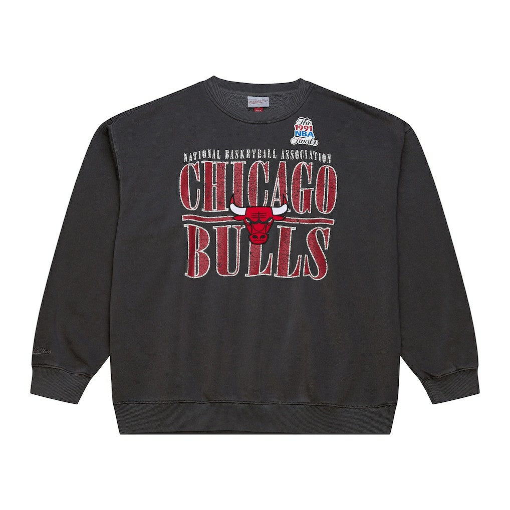 Chicago Bulls NBA Downtown Collection Fleece Sweatshirt for sale Black | Mitchell & Ness for sale