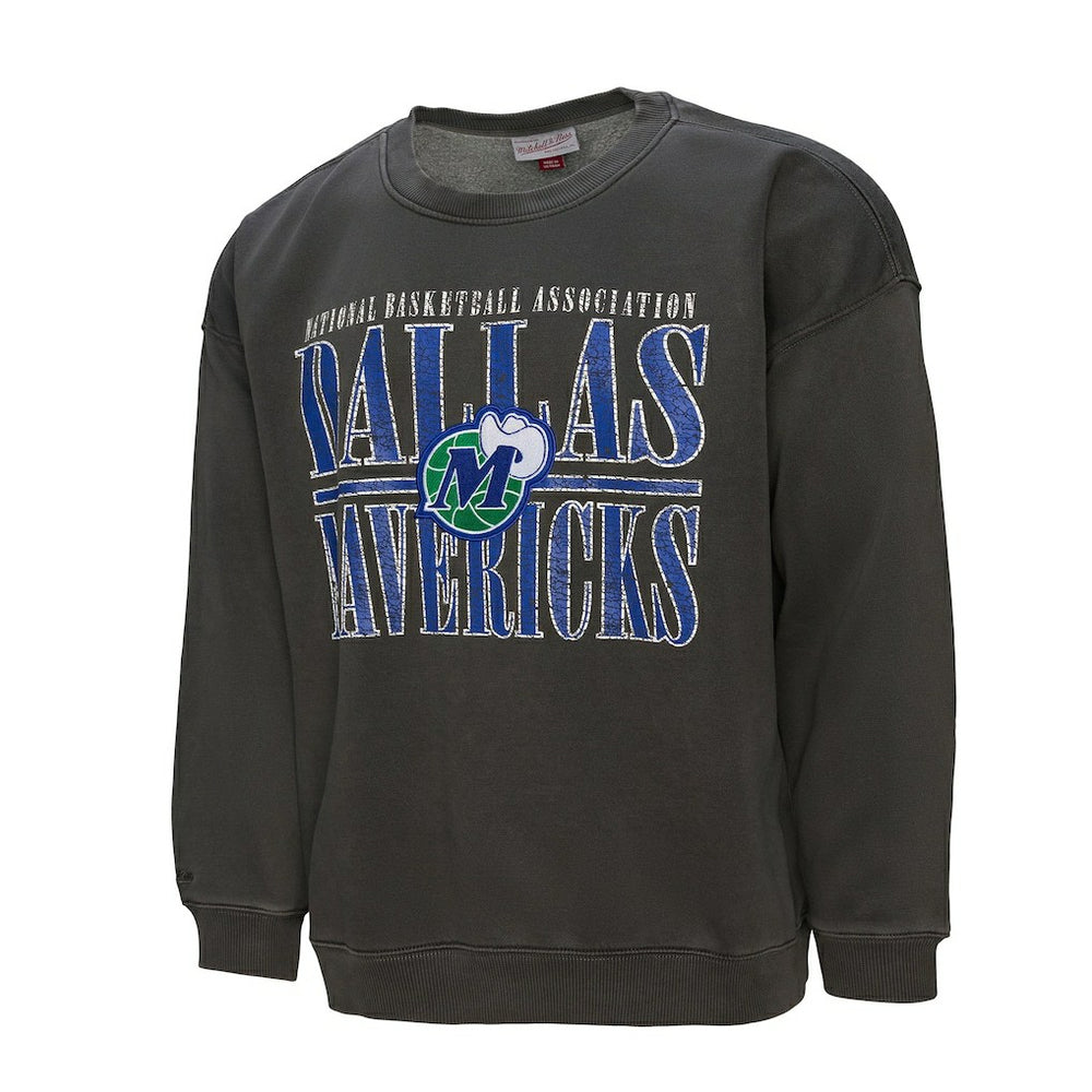 Dallas Mavericks NBA Downtown Collection Fleece Sweatshirt for sale Black | Mitchell & Ness US