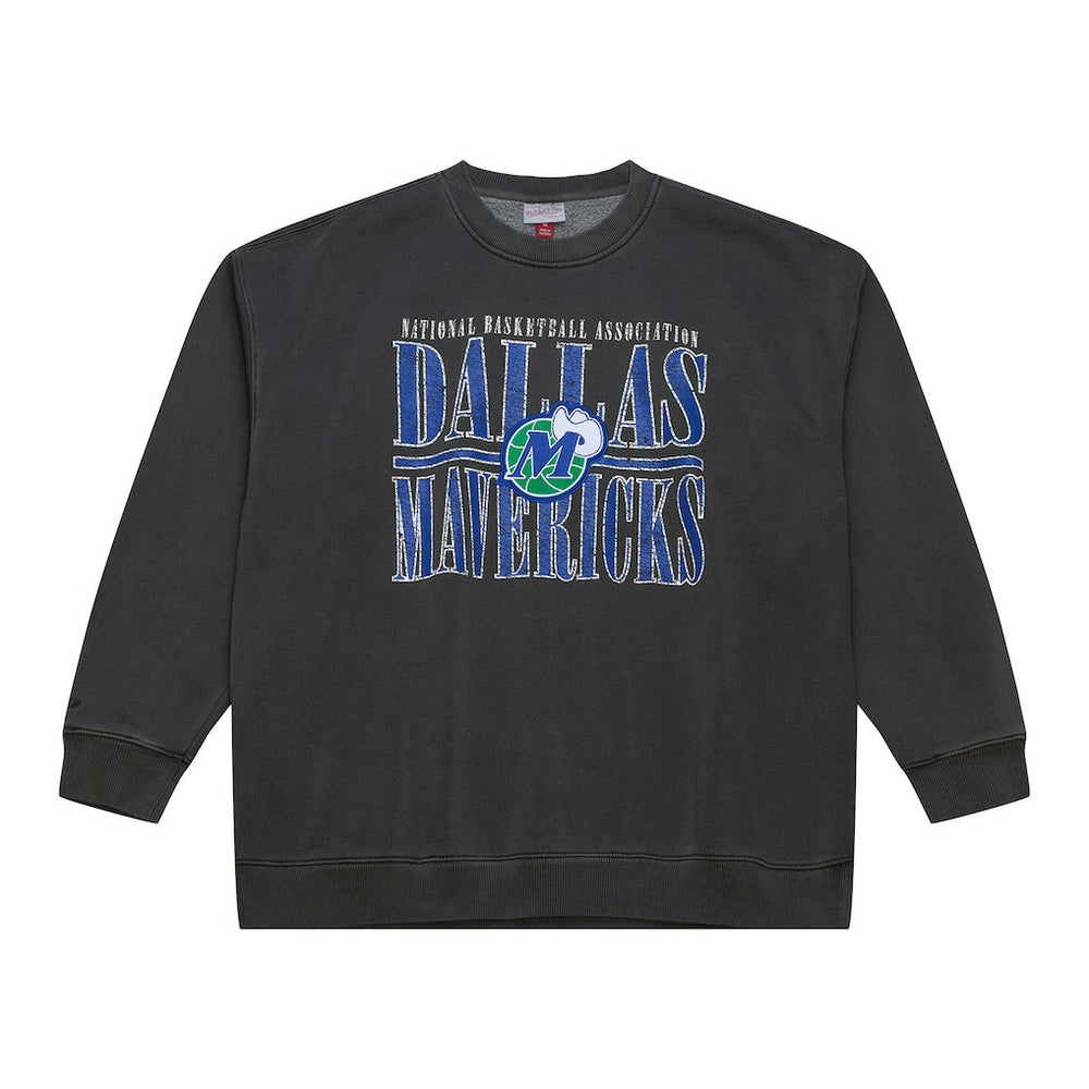 Dallas Mavericks NBA Downtown Collection Fleece Sweatshirt for sale Black | Mitchell & Ness US