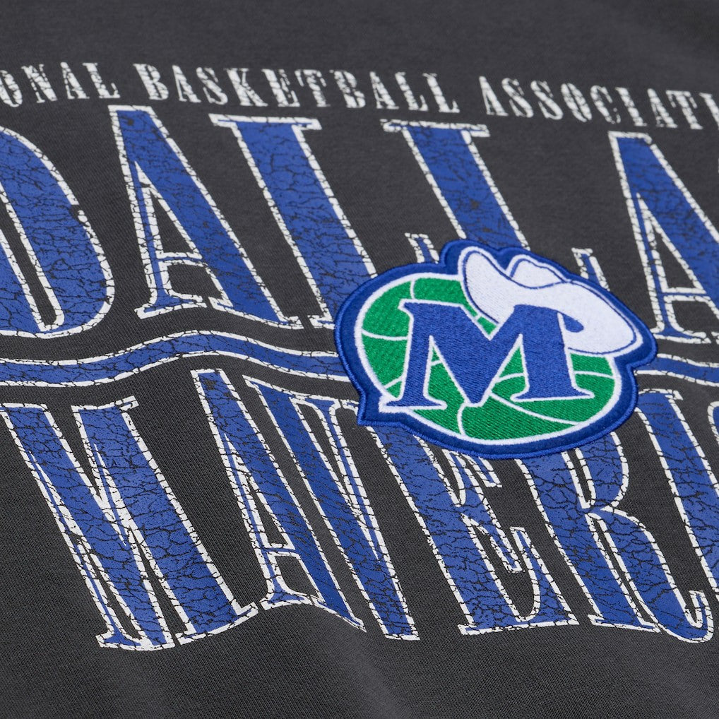 Dallas Mavericks NBA Downtown Collection Fleece Sweatshirt for sale Black | Mitchell & Ness US