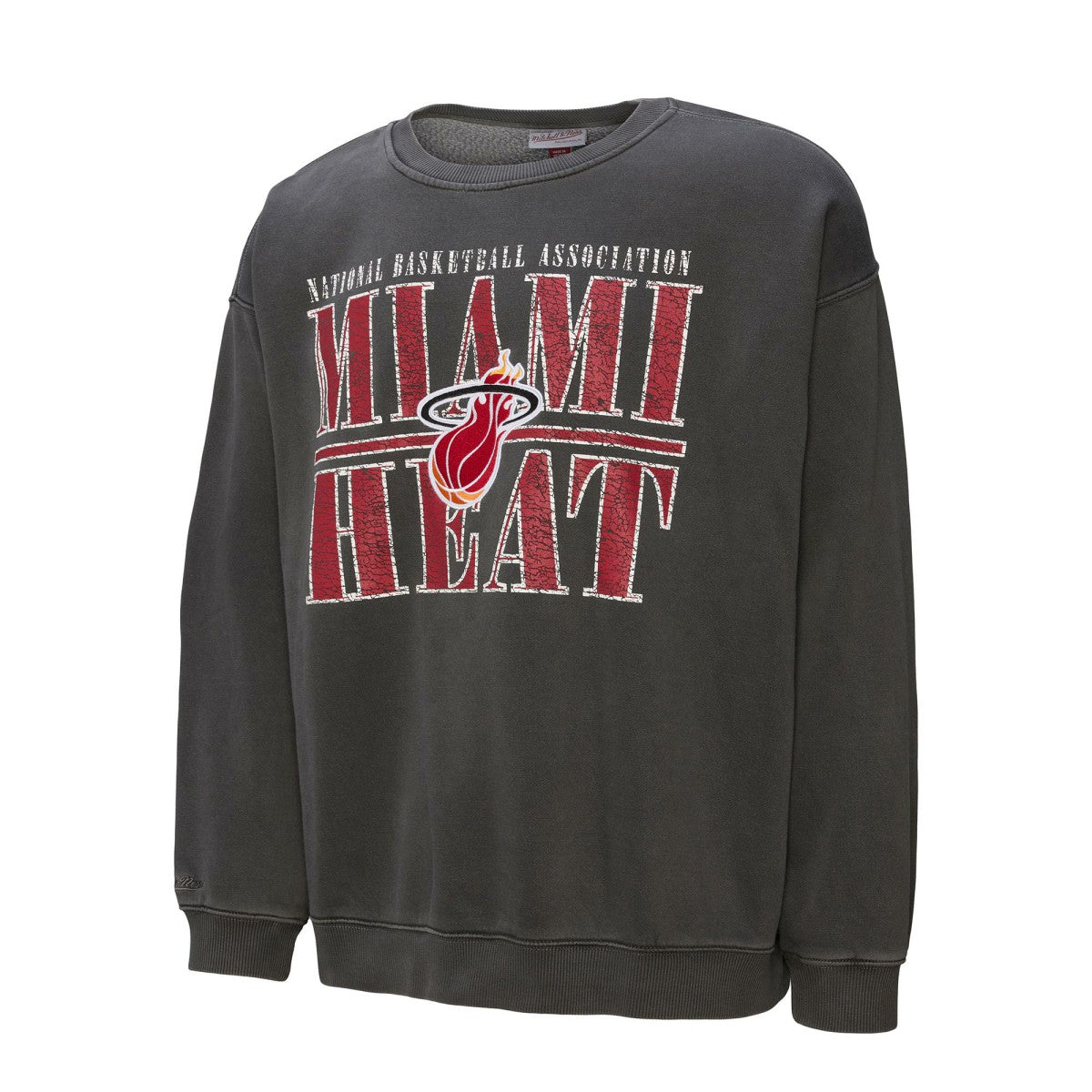 Miami Heat NBA Downtown Collection Fleece Sweatshirt Black | Mitchell & Ness
