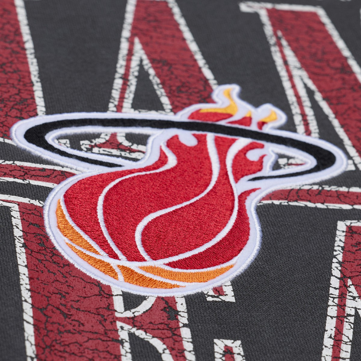 Miami Heat NBA Downtown Collection Fleece Sweatshirt Black | Mitchell & Ness