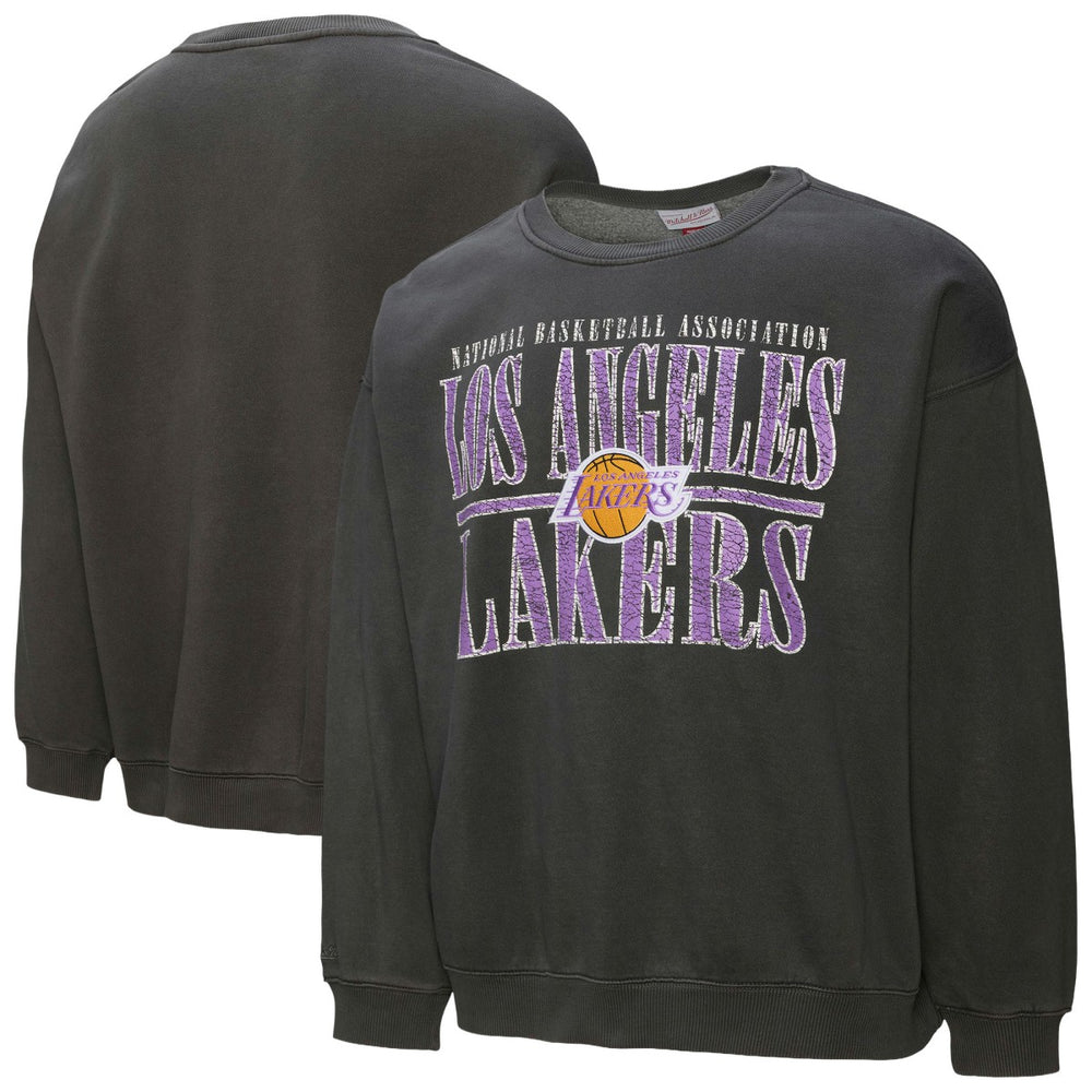 Los Angeles Lakers NBA Downtown Collection Fleece Sweatshirt Black | Mitchell & Ness