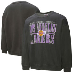 Los Angeles Lakers NBA Downtown Collection Fleece Sweatshirt Black | Mitchell & Ness