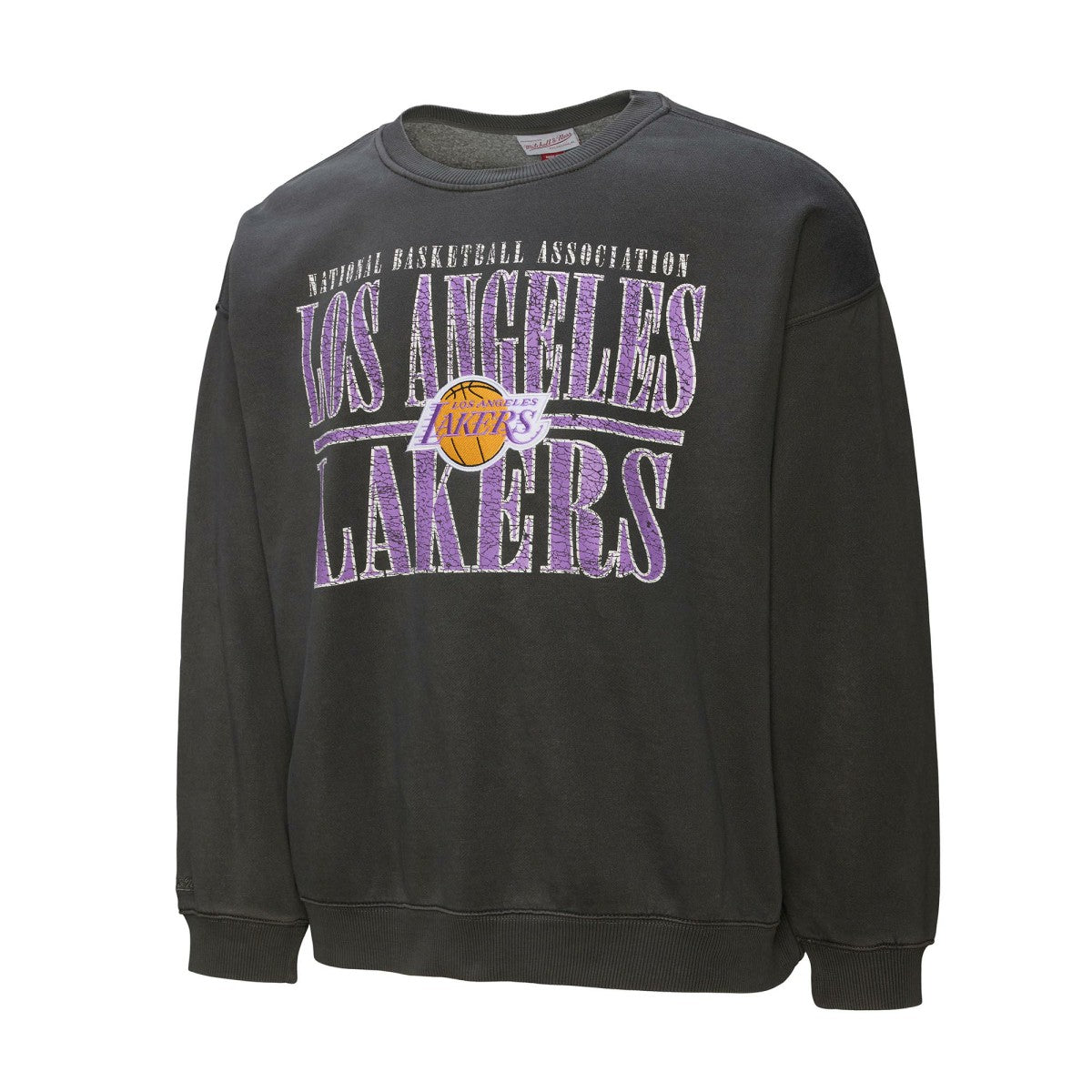 Los Angeles Lakers NBA Downtown Collection Fleece Sweatshirt Black | Mitchell & Ness