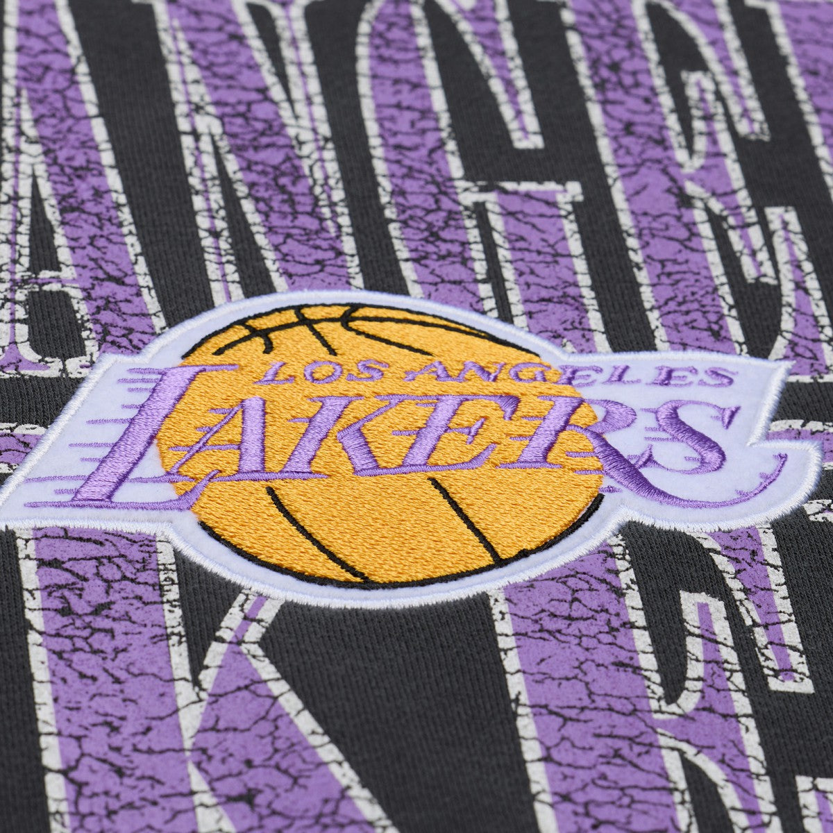 Los Angeles Lakers NBA Downtown Collection Fleece Sweatshirt Black | Mitchell & Ness