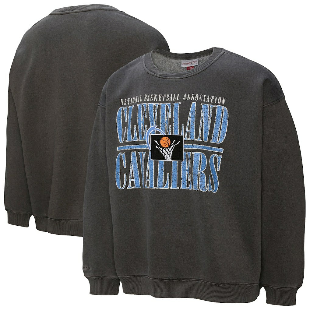 Cleveland Cavaliers NBA Downtown Collection Fleece Sweatshirt for sale Black | Mitchell & Ness Lifestyle